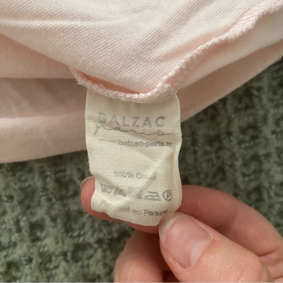 T-shirt Balzac Paris « Vivre sa Vie » XS Light Pink - Picture 4 of 5